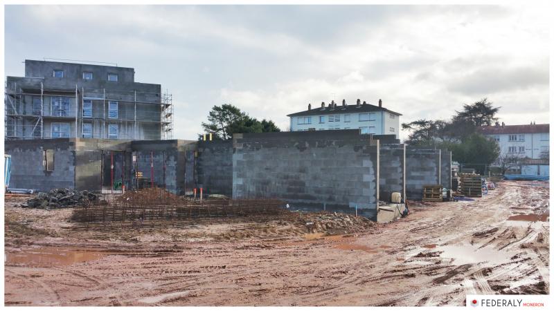 Federaly | En cours : Réalisation du lot Gros Oeuvre sur le chantier ‟Les Jardins de Flace‟ par la société MONERON